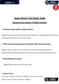 Guam Driver&rsquo;s Test Study Guide &vert; Verified Q&A