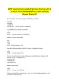 GCAP Industrial Ammonia Refrigeration Training with all Correct & 100&percnt; Verified Answers &vert;Latest Version &vert;Already Graded A&plus;