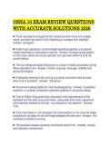 OSHA 10 EXAM REVIEW QUESTIONS WITH ACCURATE SOLUTIONS 2026&period;pdf&NewLine;&NewLine;