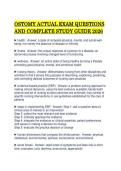 OSTOMY ACTUAL EXAM QUESTIONS AND COMPLETE STUDY GUIDE 2026&period;pdf&NewLine;&NewLine;