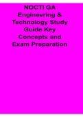 NOCTI GA Engineering and Technology Study Guide Key Concepts and Exam Preparation Engineering Fundamentals Systems Design and Technical Skills Workbook 2025&sol; 2026
