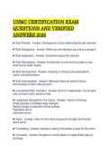 UNMC CERTIFICATION EXAM QUESTIONS AND VERIFIED ANSWERS 2026&period;pdf&NewLine;&NewLine;
