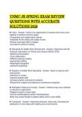 UNMC JR SPRING EXAM REVIEW QUESTIONS WITH ACCURATE SOLUTIONS 2026&period;pdf&NewLine;&NewLine;