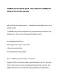 PHARMACOLOGY PSYCHIATRIC MENTAL HEALTH NURSE PRACTITIONER EXAM 2026 WITH 100