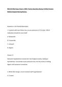 NSG 223 Med-Surg 2 Exam 1 2026 Practice Questions & Verified Answers Medical-Surgical Nursing Review&period;&period;pdf