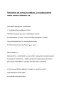 FEMA ICS Exam 2026 Incident Command System Questions&period;