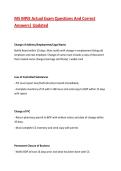 MS MPJE Actual Exam Questions And Correct Answers&vert; 2026&sol;27 Updated