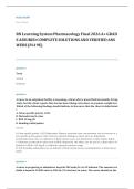 NCLEX RN pharmacology EXAM A&plus; GRADE ASSURED COMPLETE SOLUTIONS AND VERIFIED ANSWERS