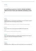 AANP AGNP certification EXAM A&plus; GRADE ASSURED COMPLETE SOLUTIONS AND VERIFIED ANSWERS