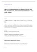 Portage Learning MICRO 100 microbiology EXAM A&plus; GRADE ASSURED COMPLETE SOLUTIONS AND VERIFIED ANSWERS