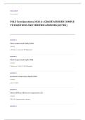 PALS written EXAM A&plus; GRADE ASSURED COMPLETE SOLUTIONS AND VERIFIED ANSWERS