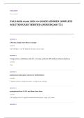 PALS written EXAM A&plus; GRADE ASSURED COMPLETE SOLUTIONS AND VERIFIED ANSWERS