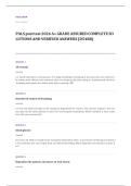 PALS written EXAM A&plus; GRADE ASSURED COMPLETE SOLUTIONS AND VERIFIED ANSWERS