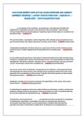 C400 Exam NEWEST 2026 aCTUaL Exam QUESTIONS aND CORRECT&NewLine;aNSWERS &lpar;VERIFIED&rpar; &vert; LaTEST UPDaTE 2026&sol;2027 &vert; GRaDED a&plus; &vert;&NewLine;BRaND NEW &vert; 100&percnt; GUaRaNTEED PaSS 