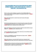 C400 Exam NEWEST 2026 aCTUaL Exam QUESTIONS aND CORRECT&NewLine;aNSWERS &lpar;VERIFIED&rpar; &vert; LaTEST UPDaTE 2026&sol;2027 &vert; GRaDED a&plus; &vert;&NewLine;BRaND NEW &vert; 100&percnt; GUaRaNTEED PaSS 