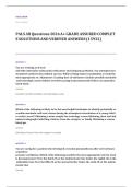 PALS written EXAM A&plus; GRADE ASSURED COMPLETE SOLUTIONS AND VERIFIED ANSWERS