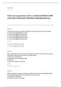 PALS written EXAM A&plus; GRADE ASSURED COMPLETE SOLUTIONS AND VERIFIED ANSWERS