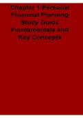 Chapter 1 Personal Financial Planning Study Guide Fundamentals and Key Concepts Budgeting Saving Credit and Money Management Workbook 2025&sol; 2026