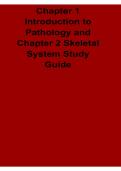 Chapter 1 Introduction to Pathology and Chapter 2 Skeletal System Study Guide Core Concepts Disease Processes Anatomy and Bone Structure Workbook 2025&sol; 2026