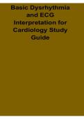 Basic Dysrhythmia and ECG Interpretation for Cardiology Study Guide Cardiac Rhythm Recognition and Arrhythmia Review Workbook 2025&sol; 2026