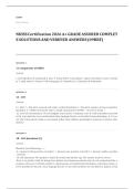 NIH stroke scale EXAM A&plus; GRADE ASSURED COMPLETE SOLUTIONS AND VERIFIED ANSWERS