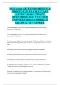 NGN ATI Fundamentals Proctored Exam Retake 2025&sol;2026 &ndash; Study Guide with Practice Questions and Verified Answers
