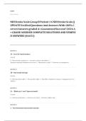 NIH stroke scale EXAM A&plus; GRADE ASSURED COMPLETE SOLUTIONS AND VERIFIED ANSWERS