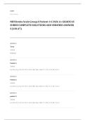 NIH stroke scale EXAM A&plus; GRADE ASSURED COMPLETE SOLUTIONS AND VERIFIED ANSWERS