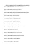 CON 3990 EXAM FAR PARTS EXAM QUESTIONS AND ANSWERS