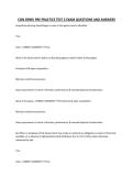 CON 3990V PRE PRACTICE TEST 2 EXAM QUESTIONS AND ANSWERS&period;