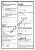 ICS Part 1 Math Chapter 3 Matrices & Determinants Complete Solved Notes 2026 &vert; Rawalpindi Board