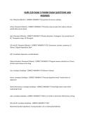 NURS 320 EXAM 3 PHARM EXAM QUESTIONS AND ANSWERS