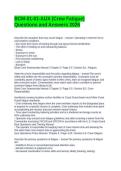 USCG Marine Safety & Env&period; Protection Questions and Answers 100&percnt; Solved