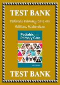 Pediatric Primary Care 4th Edition&comma; Richardson Test Bank