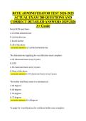RCFE ADMINISTRATOR TEST 2024-2025 &NewLine;ACTUAL EXAM 200 QUESTIONS AND &NewLine;CORRECT DETAILED ANSWERS 20252026 &NewLine;A&plus; Grade 