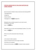 PORTAGE LEARNING NURS 231 FINAL EXAM QUESTIONS AND &NewLine;CORRECT ANSWERS 