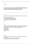 HESI RN exit EXAM A&plus; GRADE ASSURED COMPLETE SOLUTIONS AND VERIFIED ANSWERS