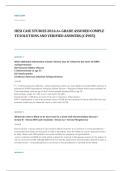 Evolve HESI EXAM A&plus; GRADE ASSURED COMPLETE SOLUTIONS AND VERIFIED ANSWERS