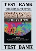 TEST  BANK &NewLine;NEUROSCIENCE&sol;6TH  EDITION &NewLine;By&colon; Dale Purves&comma; George J&period; Augustine&comma; David Fitzpatrick&comma; William C&period; Hall&comma; Anthony-Samuel LaMantia