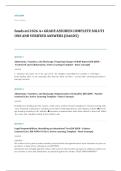 ATI RN active learning templates EXAM A&plus; GRADE ASSURED COMPLETE SOLUTIONS AND VERIFIED ANSWERS