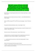 MGMT 3300 Management &ndash; Final Exam Study Guide 2025&sol;2026 &ndash; Practice Questions and Answers