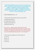 CHEM 280 MIDTERM EXAM AND FINAL EXAM 2026 EACH &NewLine;EXAM CONTAINS 60 COMPLETE ACTUAL QUESTIONS AND &NewLine;CORRECT VERIFIED ANSWERS WITH DETAILED &NewLine;RATIONALES &lpar;100&percnt; CORRECT VERIFIED SOLUTIONS&rpar; &NewLine;NEWEST UPDATED VERSION 2026 EDITION &vert;GUARANTEED &NewLine;SUCCESS A&plus; &vert;FULL RE