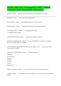 EXSC 223 -Dr&period; Thompson&comma; USC&ast; Exam 1 Exam with Complete Answers&period;