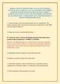 MEDICAL REVIEW OFFICER &lpar;MRO&rpar; ACTUAL EXAM 2026&sol;2027 &NewLine;ACCURATE TEST COMPLETE ACTUAL QUESTIONS AND CORRECT ANSWERS WITH DETAILED RATIONALES &lpar;100&percnt; CORRECT &NewLine;VERIFIED SOLUTIONS&rpar; LATEST UPDATED VERSION 2026 EDITION &NewLine;&vert;GUARANTEED PASS A&plus; &lpar;BRAND NEW&excl;&rpar; &vert;FULL REVI