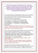 MICHIGAN OPTOMETRY JURISPRUDENCE EXAM 2026&sol;2027 &NewLine;ACCURATE TEST COMPLETE ACTUAL QUESTIONS AND CORRECT &NewLine;VERIFIED ANSWERS WITH DETAILED RATIONALES &lpar;A NEW &NewLine;UPDATED VERSION 2026 EDITION&rpar; &vert;GUARANTEED SUCCESS A&plus; &NewLine;&vert;BRAND NEW&excl; &vert;FULL REVISED MICHIGAN OPTOMETRY 