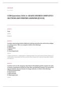 CCRN adult EXAM A&plus; GRADE ASSURED COMPLETE SOLUTIONS AND VERIFIED ANSWERS
