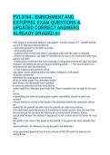 PVL3704 - ENRICHMENT AND ESTOPPEL EXAM QUESTIONS & UPDATED CORRECT ANSWERS ALREADY GRADED A&plus;