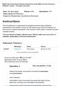 BIOD 151  Package Deal 2026&sol;27&lpar;Questions and Answers&rpar;- Portage Learning