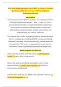 Multidimensional Care &lpar;MDC&rpar; Exam bundle Questions with Correct Precise Verified Detailed Answers Revised Latest Update 