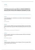 ATI RN pediatrics proctored EXAM A&plus; GRADE ASSURED COMPLETE SOLUTIONS AND VERIFIED ANSWERS